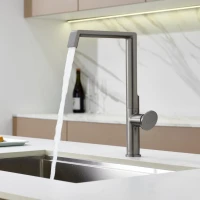 Смеситель для кухни Domaci Римини D568342GB вороненая сталь Смеситель для кухни Domaci Римини D568342GB вороненая сталь