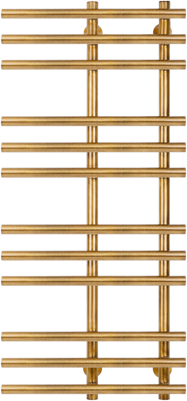 Полотенцесушитель водяной Secado Турин 3 100х20х50 100x50 см, бронза, лесенка, латунь