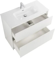 Тумба с раковиной BelBagno Kraft 100 напольная, bianco opaco, раковина BB1000ETL