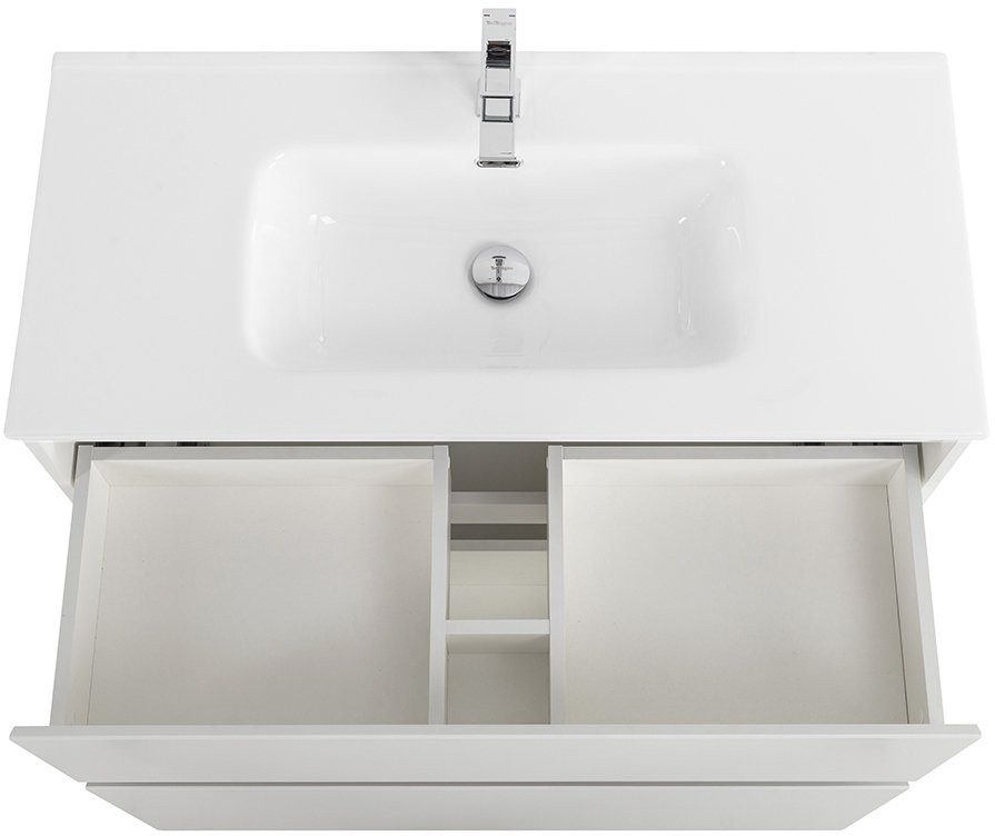 Тумба с раковиной BelBagno Kraft 100 напольная, bianco opaco, раковина BB1000ETL