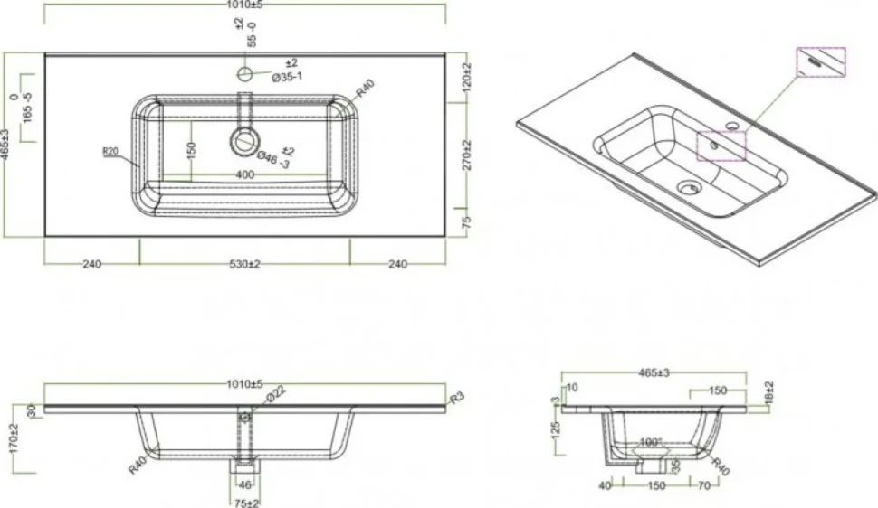 Тумба с раковиной BelBagno Kraft 100 напольная, bianco opaco, раковина BB1000ETL
