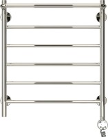 Полотенцесушитель электрический Стилье Формат 20 00520-6050 65x55 см, подключение справа, без покрытия, лесенка, с полкой