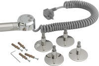 Полотенцесушитель электрический Стилье Формат 20 00520-6050 65x55 см, подключение справа, без покрытия, лесенка, с полкой