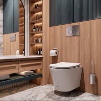 Унитаз подвесной Ceruttispa Adige Aria 9245 MW безободковый, с микролифтом, белый матовый