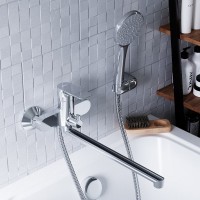 Смеситель с длинным изливом для ванны Damixa RedBlu Origin Evo 2 789500000 Смеситель с длинным изливом для ванны Damixa RedBlu Origin Evo 2 789500000