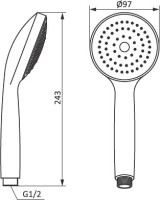 Смеситель с длинным изливом для ванны Damixa RedBlu Origin Evo 2 789500000 Смеситель с длинным изливом для ванны Damixa RedBlu Origin Evo 2 789500000