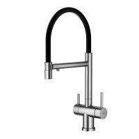 Смеситель для кухни с подключением фильтра Splenka S70.63.05, сатин Смеситель для кухни с подключением фильтра Splenka S70.63.05, сатин