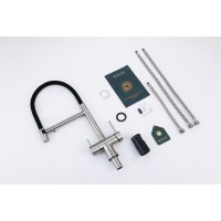 Смеситель для кухни с подключением фильтра Splenka S70.63.05, сатин Смеситель для кухни с подключением фильтра Splenka S70.63.05, сатин