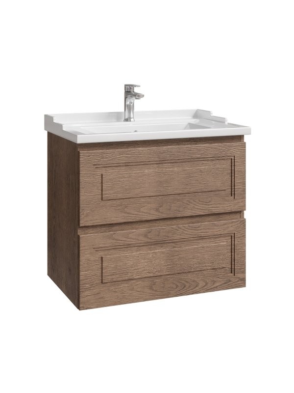 Тумба с раковиной Caprigo Wales 70 светлый орех