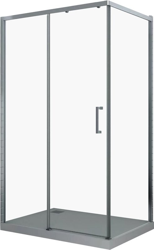 Душевой уголок Ceruttispa Vito 110 L 110х80, профиль хром