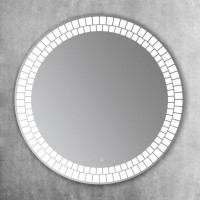 Зеркало круглое Art&Max Аcerra 100 с LED-подсветкой, 6000К