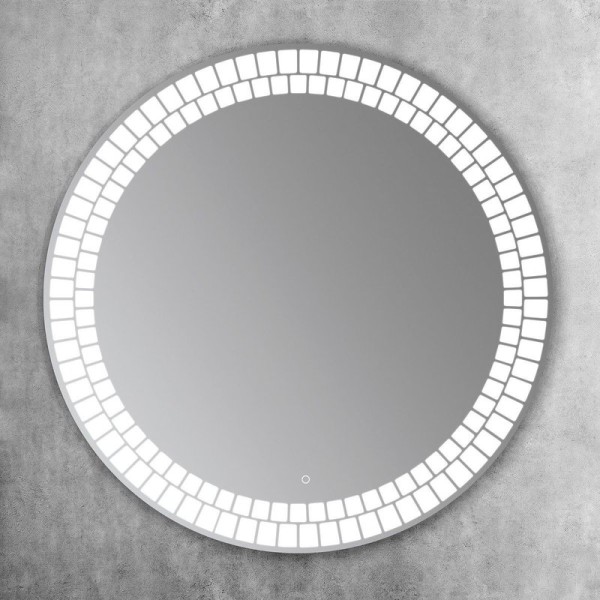 Зеркало круглое Art&Max Аcerra 100 с LED-подсветкой, 6000К