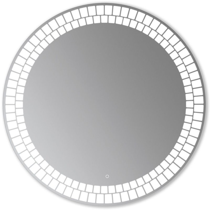 Зеркало круглое Art&Max Аcerra 100 с LED-подсветкой, 6000К