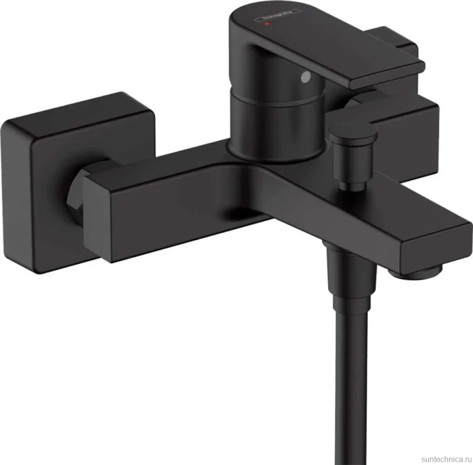 Смеситель для ванны с душем Hansgrohe Vernis Shape 71450670 черный