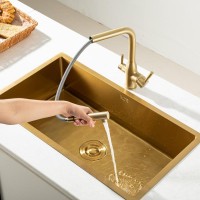 Смеситель для кухни Frap F4396-33 золотой сатин