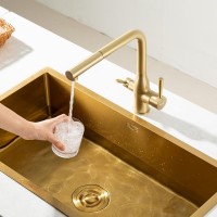 Смеситель для кухни Frap F4396-33 золотой сатин