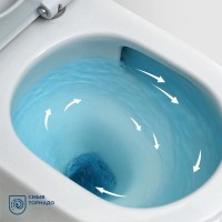 Унитаз-компакт напольный BelBagno Sfera-r BB2141CP-TOR безободковый, крышка BB865SC с микролифтом, бачок BB2141T