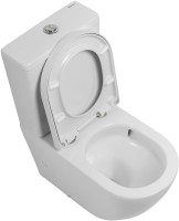 Унитаз-компакт напольный BelBagno Sfera-r BB2141CP-TOR безободковый, крышка BB865SC с микролифтом, бачок BB2141T