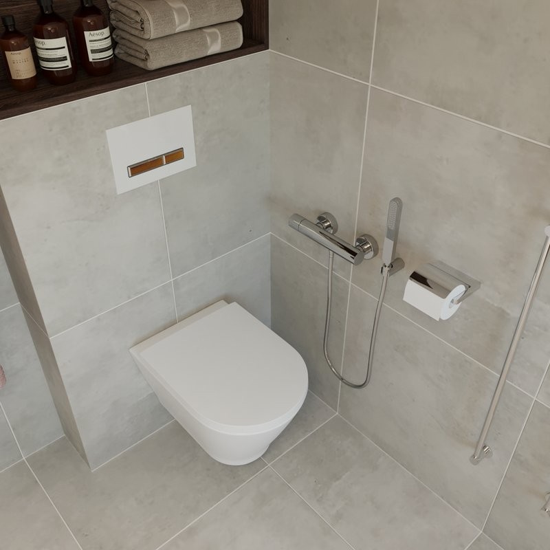 Унитаз подвесной Lavinia Boho Elegant Rimless 3308001R безободковый, с микролифтом