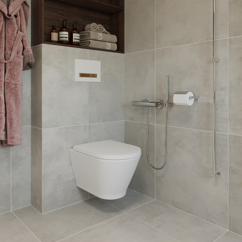 Унитаз подвесной Lavinia Boho Elegant Rimless 3308001R безободковый, с микролифтом