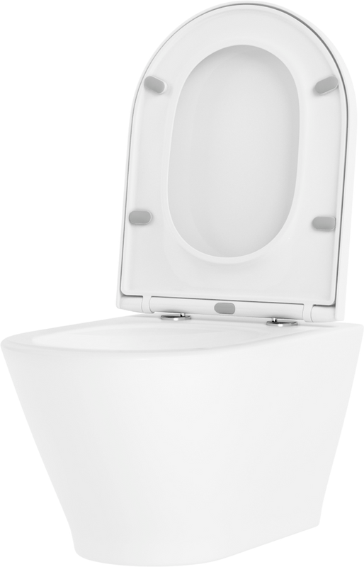 Унитаз подвесной Lavinia Boho Elegant Rimless 3308001R безободковый, с микролифтом