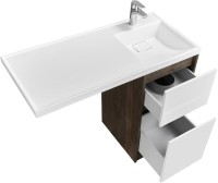 Мебель для ванной комнаты AQUATON Лондри 40 R, дуб кантри, белый