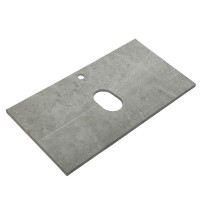 Тумба под раковину со столешницей BelBagno Kraft 80 подвесная, матовая бежевая, столешница kep-80-mgl