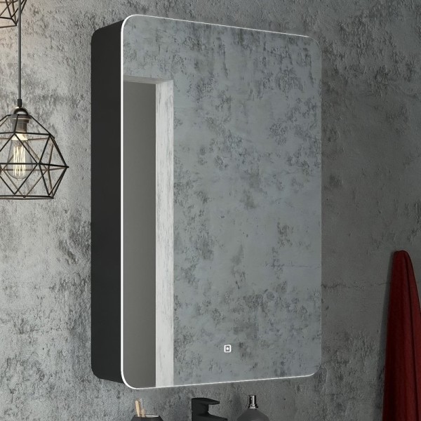 Зеркало-шкаф Art&Max Lecce 57, L, с подсветкой