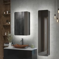 Зеркало-шкаф Art&Max Lecce 57, L, с подсветкой