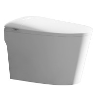 Умный унитаз напольный SantiLine SL-5036 белый