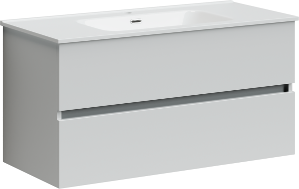 Тумба под раковину Sancos Urban 99 см белый глянец