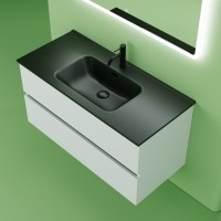 Тумба под раковину Sancos Urban 99 см белый глянец