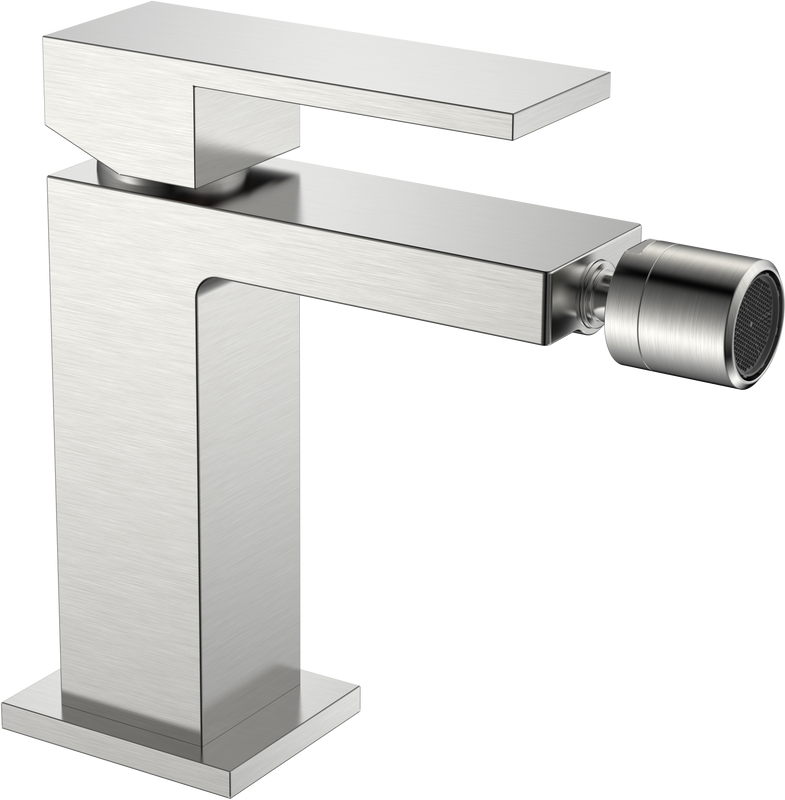 Смеситель для биде Boheme Qubic 476-NB brushed nickel