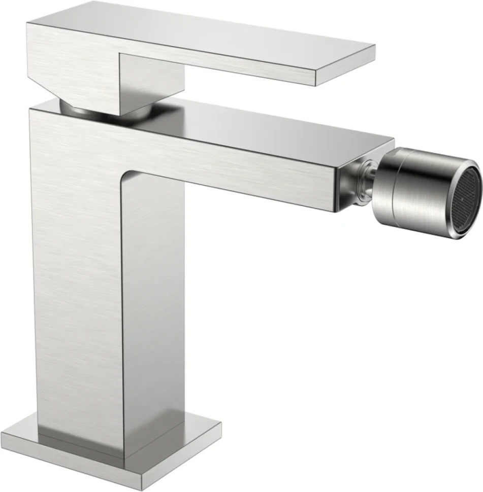 Смеситель для биде Boheme Qubic 476-NB brushed nickel