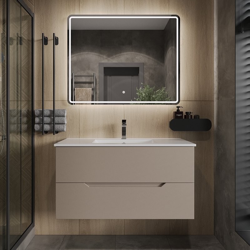 Мебель для ванной комнаты Orange Line 100 латте матовый