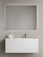 Мебель для ванной комнаты Sancos Snob R 1.0 100, R bianco