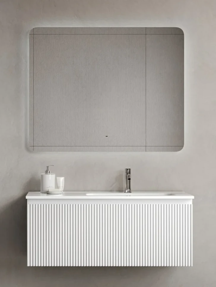 Мебель для ванной комнаты Sancos Snob R 1.0 100, R bianco