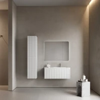 Мебель для ванной комнаты Sancos Snob R 1.0 100, R bianco