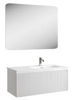 Мебель для ванной комнаты Sancos Snob R 1.0 100, R bianco