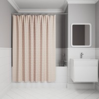 Штора для ванной IDDIS Base BG01P24i11 240х200, розовая