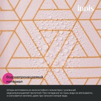 Штора для ванной IDDIS Base BG01P24i11 240х200, розовая