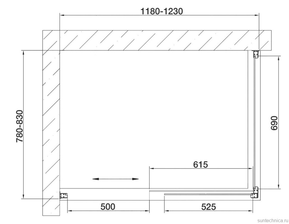 Душевой уголок Vegas Glass ZP+ZPV 120*80 08 10 профиль глянцевый хром, стекло сатин