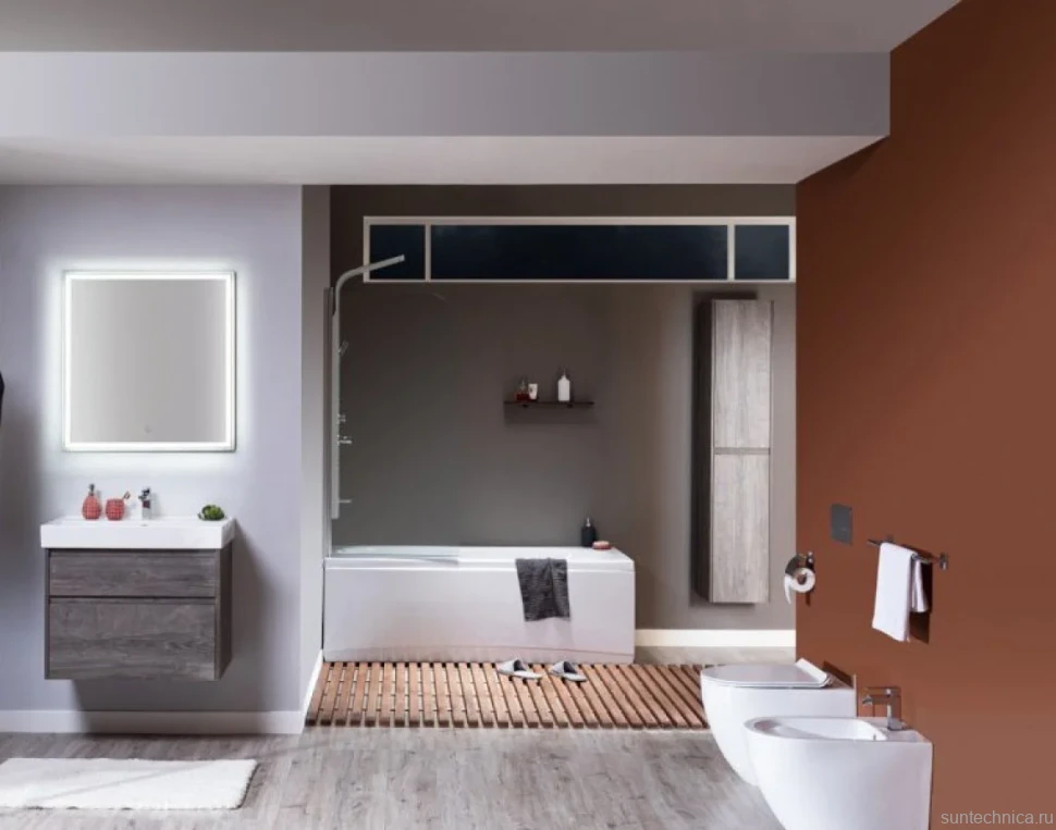 Зеркало Aquanet Nova Lite 75 дуб рошелье