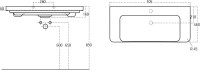 Тумба с раковиной STWORKI Ларвик 105 серая матовая