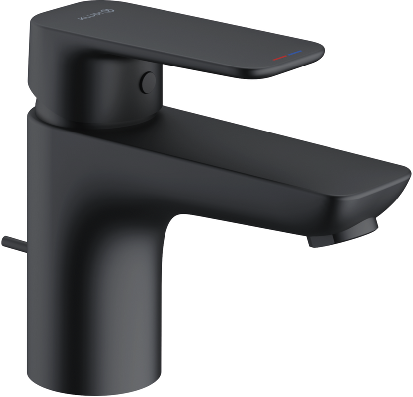 Смеситель для раковины Kludi Pure&Style 403823975 черный матовый