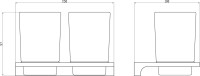 Стакан Wonzon & Woghand WW-9128-LG глянцевое золото