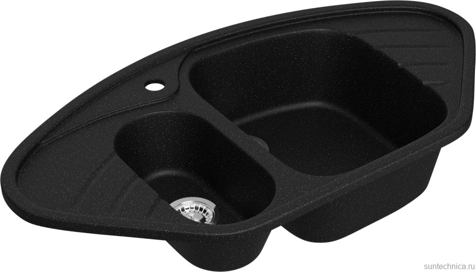 Мойка кухонная Domaci Болонья М-23-002 черная