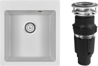 Комплект Мойка Paulmark Kante 45 PM104651-WH белая + Измельчитель Bone Crusher BC 610-AS Комплект Мойка Paulmark Kante 45 PM104651-WH белая + Измельчитель Bone Crusher BC 610-AS