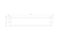 Полотенцедержатель Wonzon & Woghand WW-8112 хром