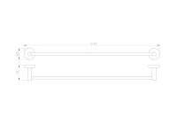 Полотенцедержатель Wonzon & Woghand WW-8112 хром Полотенцедержатель Wonzon & Woghand WW-8112 хром